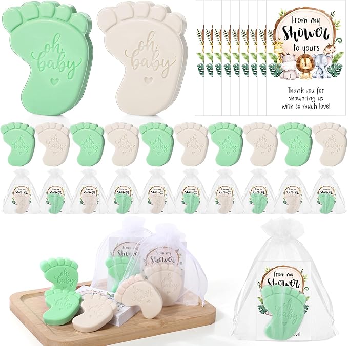 50 Sets Baby Shower Soap Favors by Dimsile