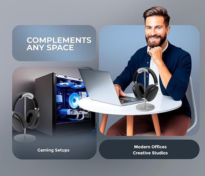 Headphone Stand for Desk – Premium & Minimalist Headset Holder - Image 6