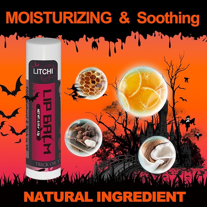 Yopela 19 Pack Halloween Natural Lip Balm Bulk - Image 4