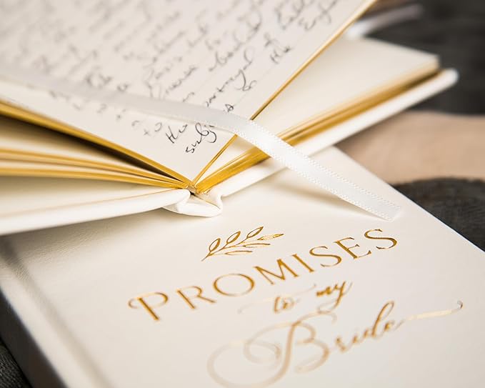 Promises To My Groom & Bride Wedding Vow Books - Image 4