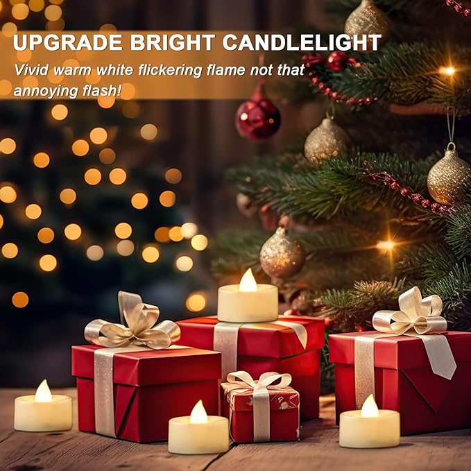 Beichi 100-Pack Flameless LED Tea Light Candles Bulk - Image 9