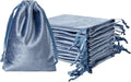 QIANF 12pcs Dusty Blue Velvet Drawstring Bags 4x6 inches Glossy Small Velvet by QIANF