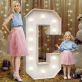 4FT Marquee Light Up Letters C, Party Decoration Large Marquee Light Up Letters by Teebloom