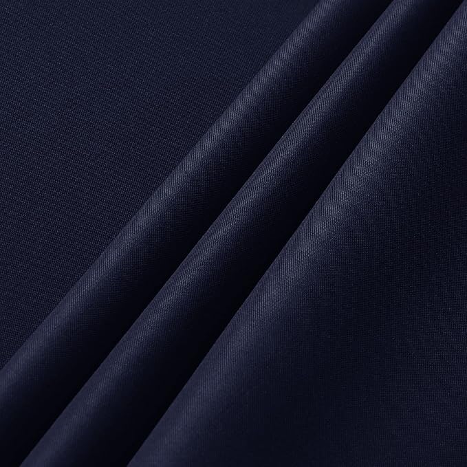 sancua 2 Pack Navy Tablecloth 60 x 120 Inch, Rectangle 8 Feet Table Cloth - Image 5