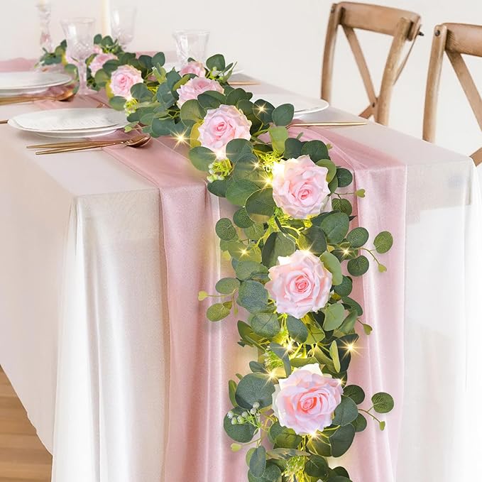 MACTING 6.6FT Flower Garland by MACTING
