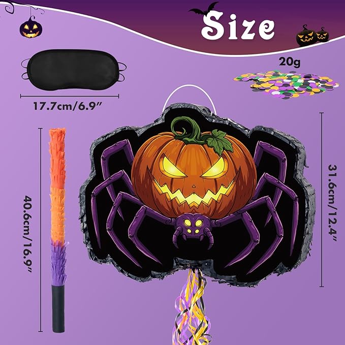 WERNNSAI Halloween Spider Piñata - Image 4