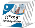 Acrylic Sign Holder 8.5 x 11 Horizontal, Acrylic Stands by Seencool
