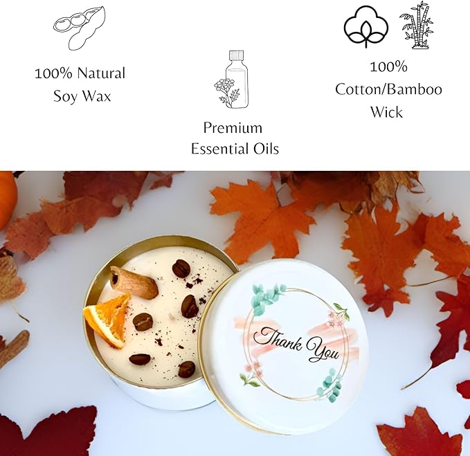Coffee Scented Soy Wax Candle Favors - Image 8