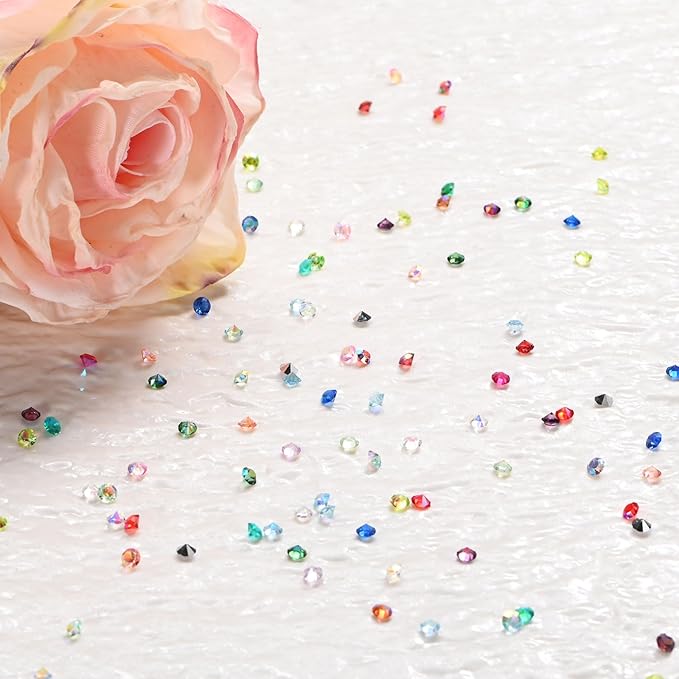 14400-Pack Acrylic Diamonds, 0.12 Inch/3mm Wedding Table Scatter Confetti - Image 4
