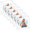 Acrylic Magnetic Picture Frames 4x4-6Pack Clear Freestanding Photo by Unknown
