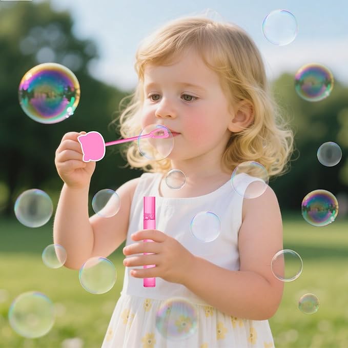 AFZMON Kitten Cat Bubble Wands for Kids, Kitty Mini Bubbles Birthday Gift Toy - Image 4