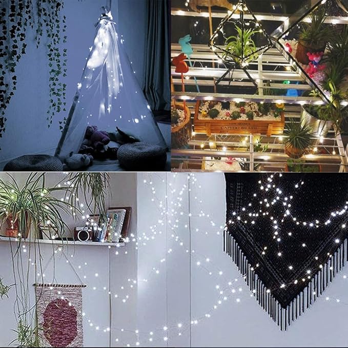 3 Pack Rechargeable String Fairy Lights 10ft 30 LED, Christmas Starry Lighting - Image 7