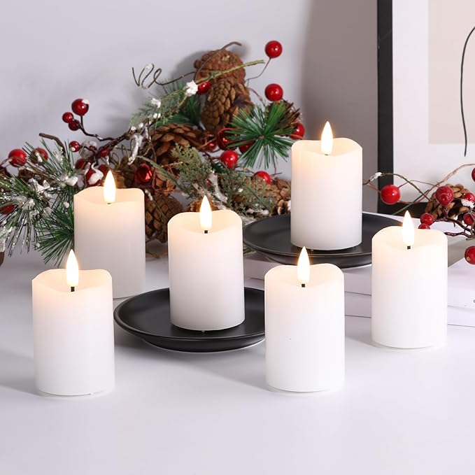 Eywamage White Flameless Votive Candles - Image 4