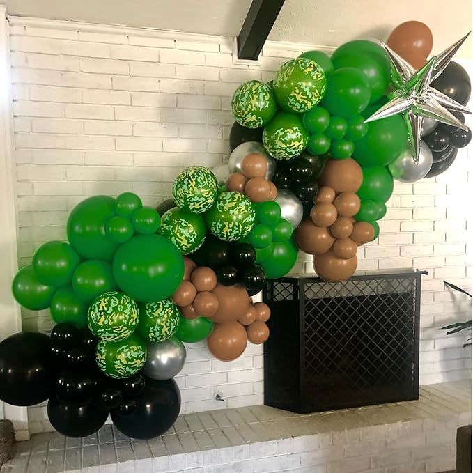 60pcs 12inch Camo Balloons - Image 7