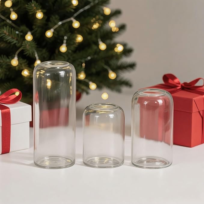 Glass Bud Vases Set of 12 Clear Flower Vase - Image 7