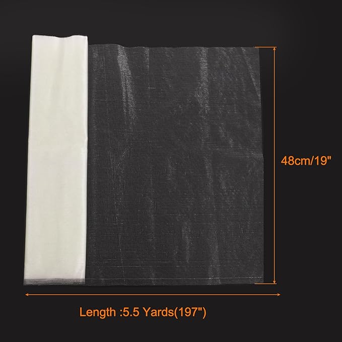 uxcell 19" by 5.5 Yard Tulle Fabric Backdrop Curtains - Image 2