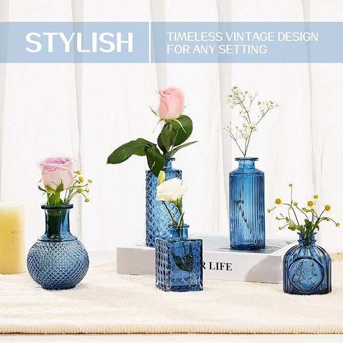 Mini Bud Vases As Wedding Centerpieces - Image 3