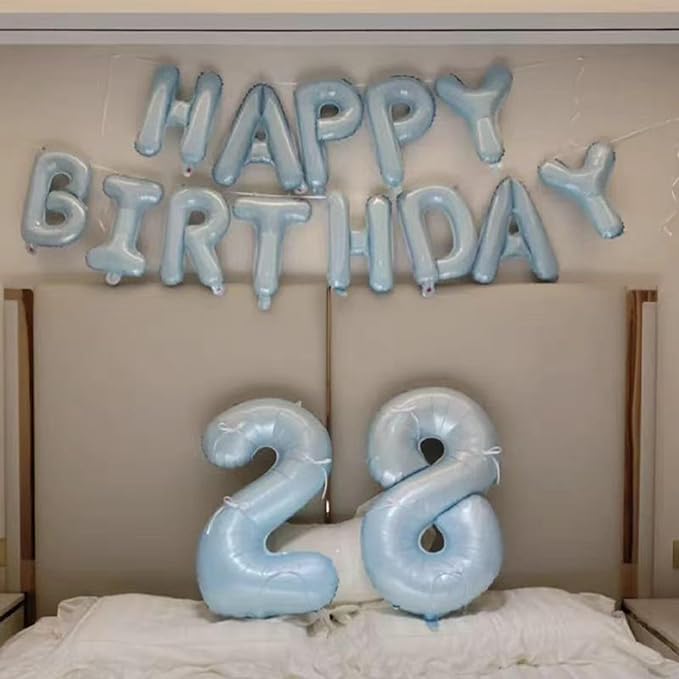 40 Inch Big Blue 8 Balloon Number Foil Helium Number Balloons 0-9 Jumbo Giant - Image 5