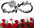 Custom Infinity Sign, Personalized Couples Name Sign, Infinity Metal Name Sign by Unknown