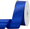 Royal Blue Satin Ribbon 1-1/2 inch X Continuous 50 Yards, Single Face Polyester by Kryvusribbon