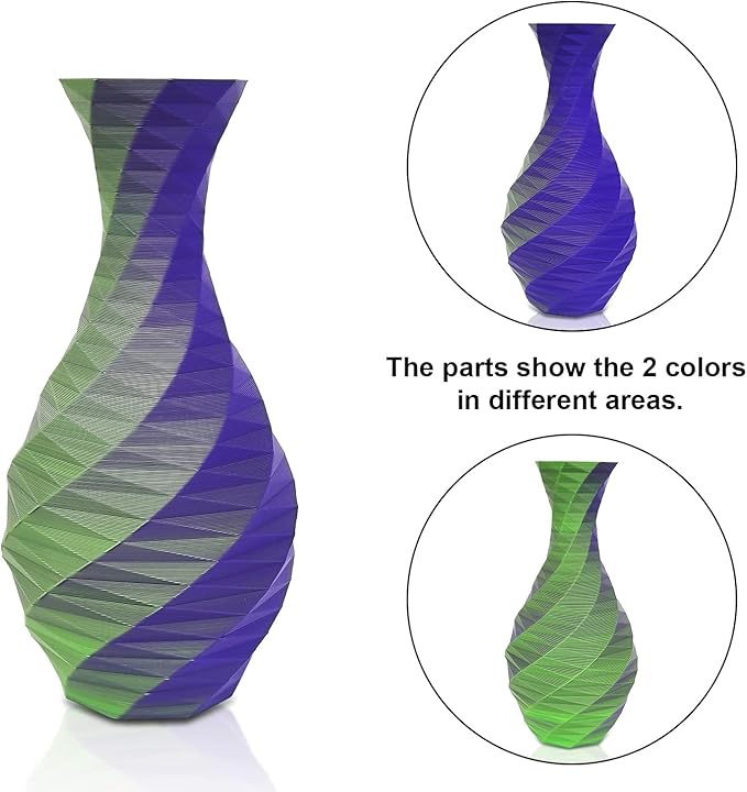 YOUSU Matte Dual Color PLA Filament Coextrusion Filament Multicolor 3D Printer - Image 4