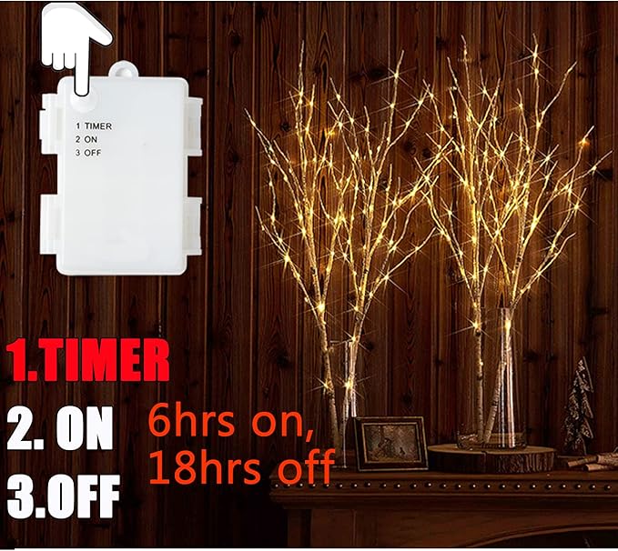 Fudios Birch Branch Lights - Image 4