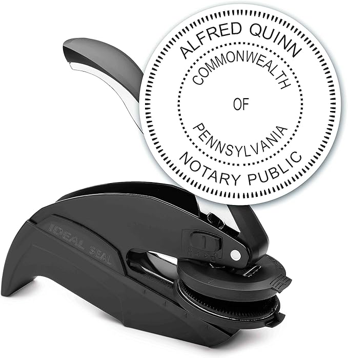 MaxMark Notary Seal Round Embosser by Maxmark