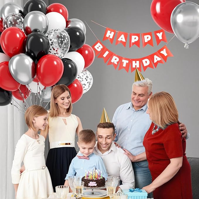 Red and Black Balloons - Image 4