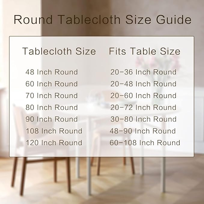 sancua Round Tablecloth - Image 7
