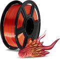 FLASHFORGE Silk PLA Filament 1.75mm Gold to Red Gradient, 3D Printer Filament by FLASHFORGE