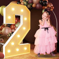 imprsv 4FT Marquee Numbers, Light Up Numbers 2 by Letsmakeitimpressive
