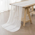6Pack 9ft Chiffon Table Runner 14x108 Inch Sheer Romantic Table Runner by flohar