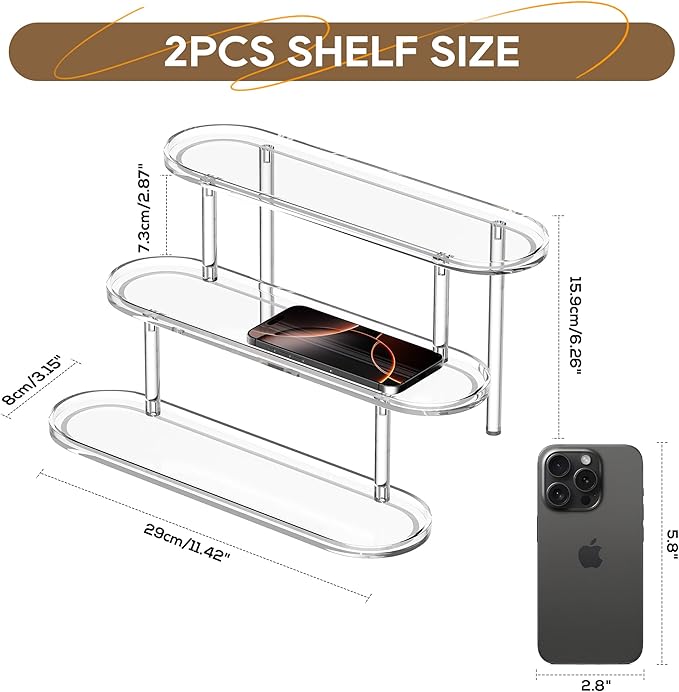 Acrylic Riser Display Shelf for  Funko-POP Figures, Floating - Image 7