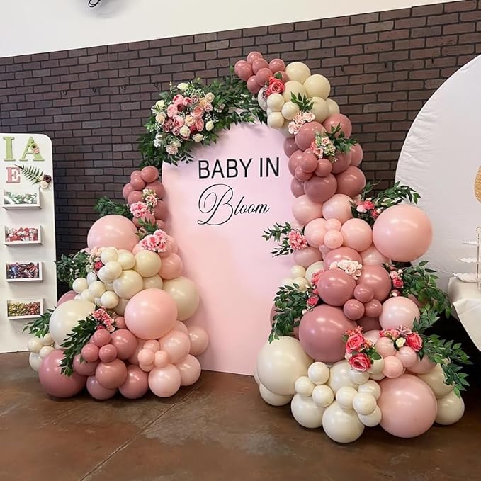 Dusty Pink and Beige Balloons - Image 5