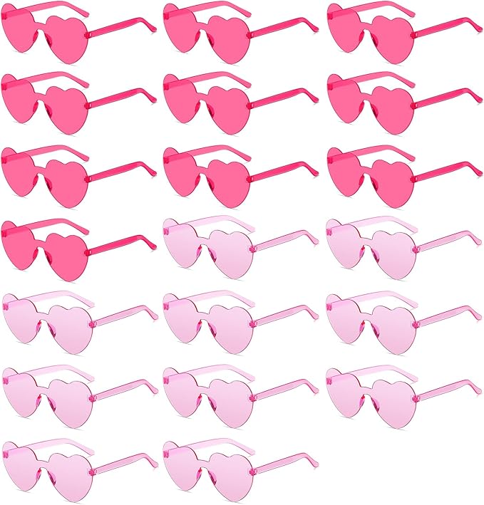 12/20/24 Pairs Heart Sunglasses by COLREA