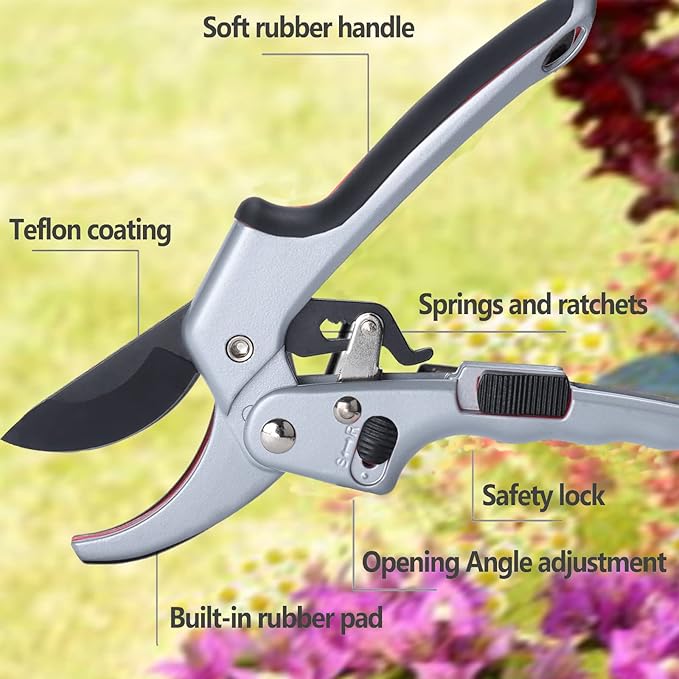 Garden clippers, premium Germany pruners, Work 3 times easier, professional - Image 6