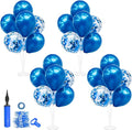 Blue Balloon Stand Centerpiece Table Decorations by ZJDHPTY