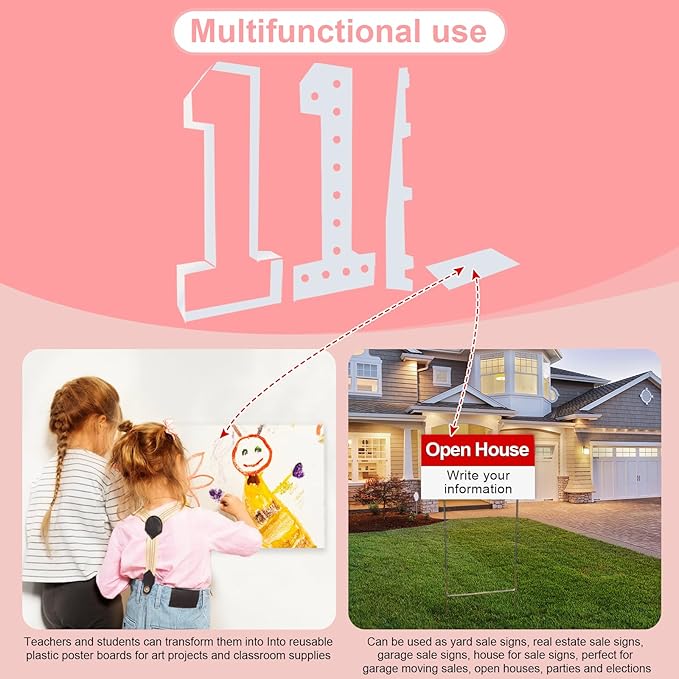 4FT Plastic Marquee Numbers 8 - Image 4
