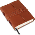 Handmade Leather Journal | Writing Notebook Diary | Bound Daily Notepad by KomalC