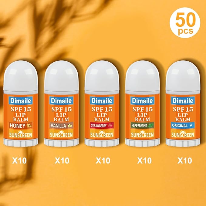 25 Pcs Mini Sunscreen Lip Balms Bulk Spf 15 Lip Balms Sticks - Image 3