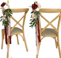 Lookein Wedding Aisle Chair Decorations Set of 8 Pew Flowers by Lookein