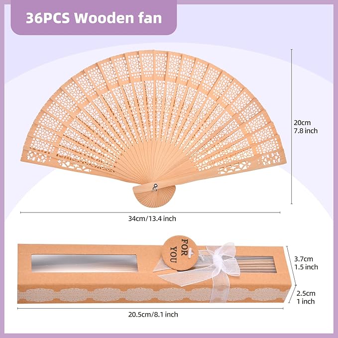 36-Piece Wooden Gift Box Wrapped - Image 2
