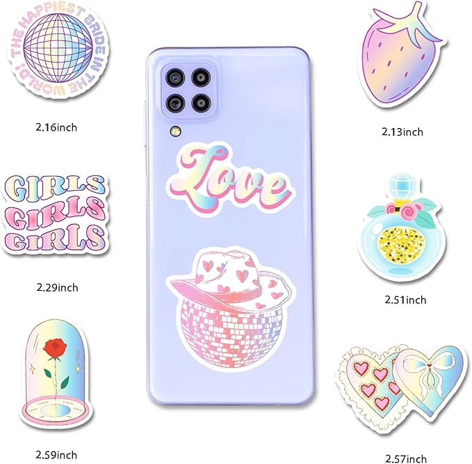 100pcs Bachelorette Theme Waterproof Vinyl Stickers - Image 4