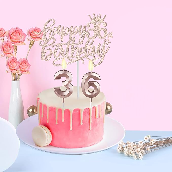 36th Birthday Decorations for Women Including Birthday Sash, Tiara/Crown - Image 6