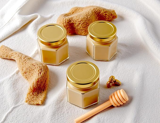 Adabocute Honey Pot, Mini Glass Honey Jars - Image 8