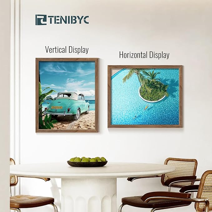 20x24 Picture Frame 4 Pack, Horizontal and Vertical Display, Wall Hanging - Image 6