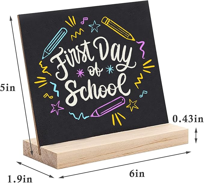 Double-Sided Small Chalkboard Signs - Image 2