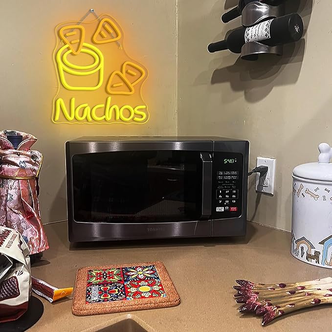 LookLight Nachos Neon Sign, Cheesy Delight Neon Light - Image 3