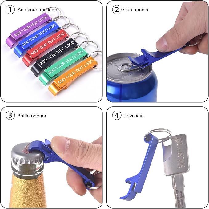 Custom Bottle Opener Keychain - Image 4