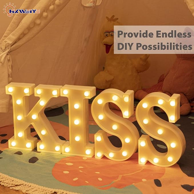 HXWEIYE LED Marquee Lights Sign - Image 4